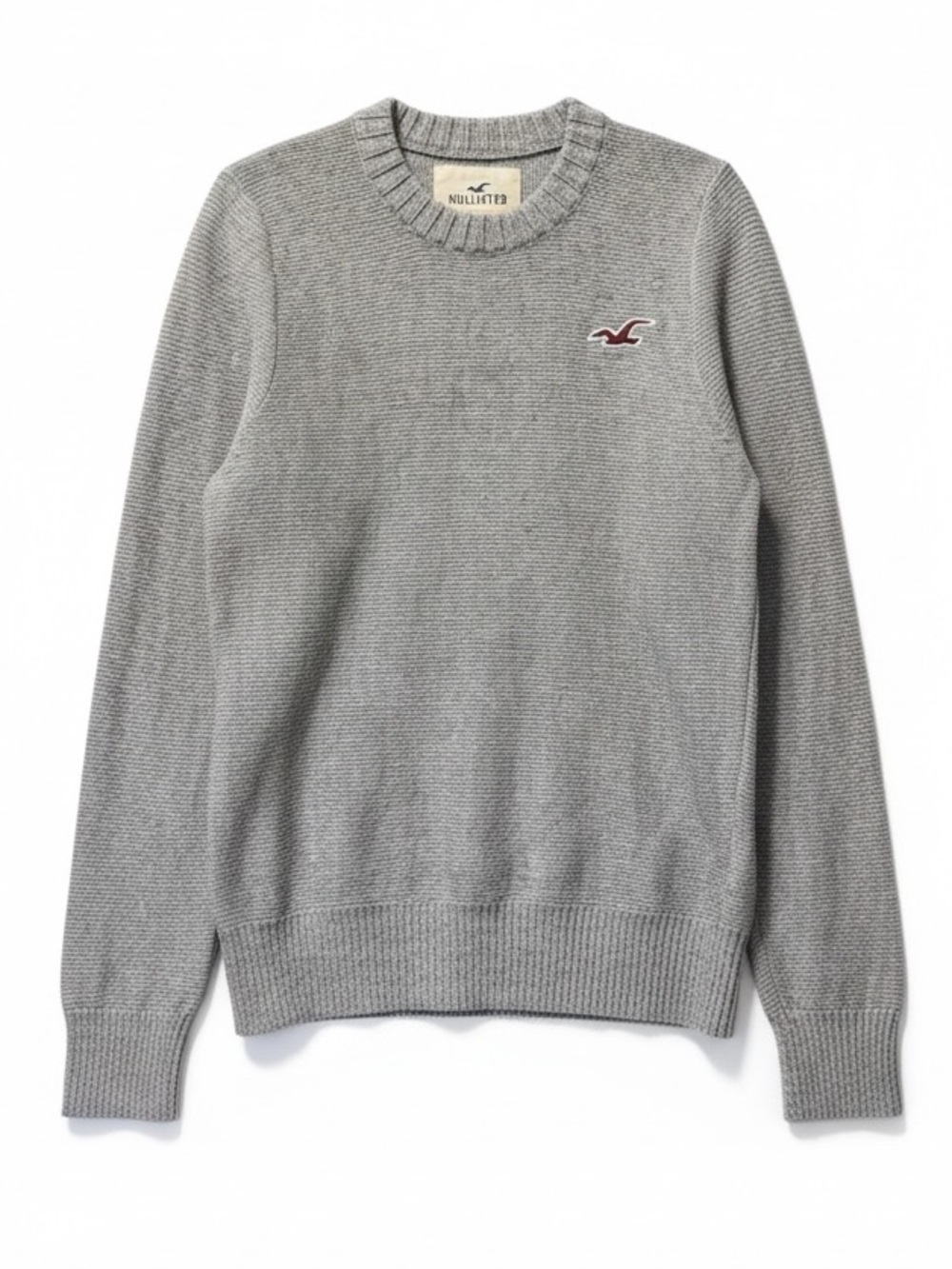 Hollister Gray Knit Sweater – XL